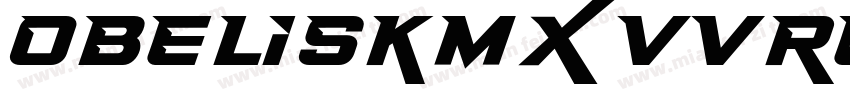 obeliskmxvvregular rgj字体转换